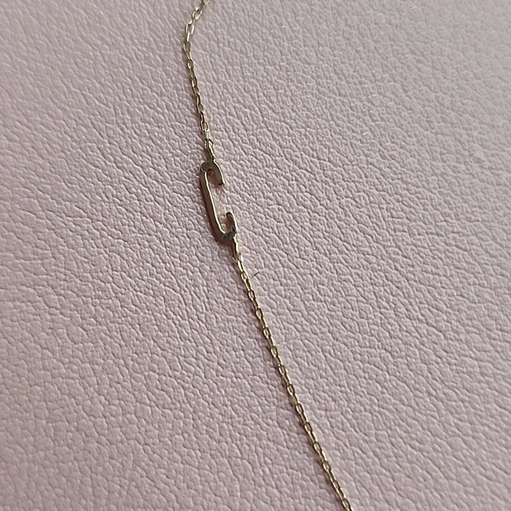 Gorjana 14k Gold Alphabet Necklace - Letter C - Picture 2 of 6